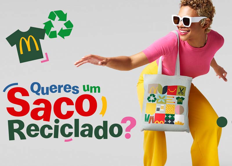 McDonaldsPortugal SacosReciclados
