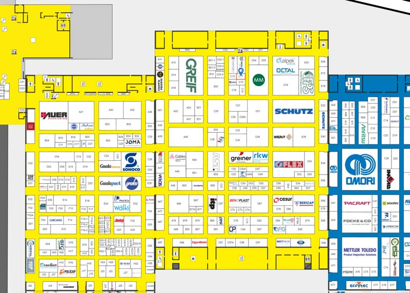 Monteiro Packaging Interpack mapa