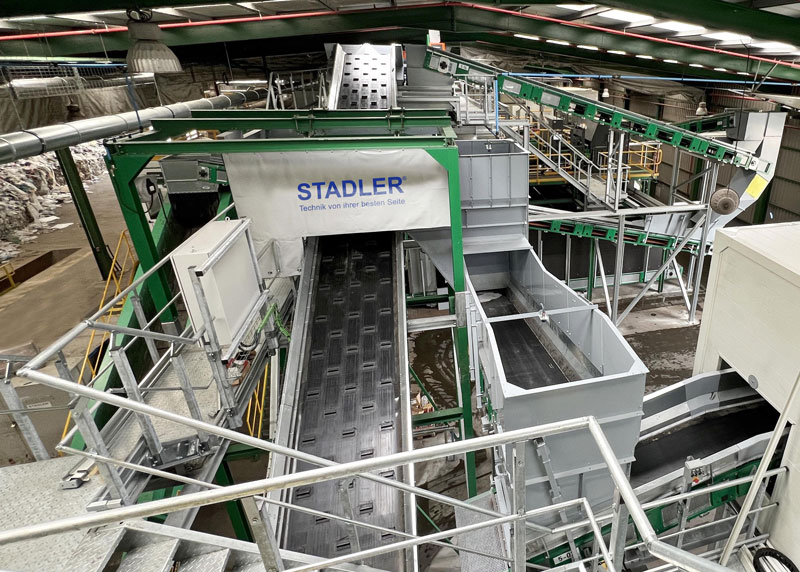 Centro de Triagem do Oeste sorting plant constructed by STADLER 002