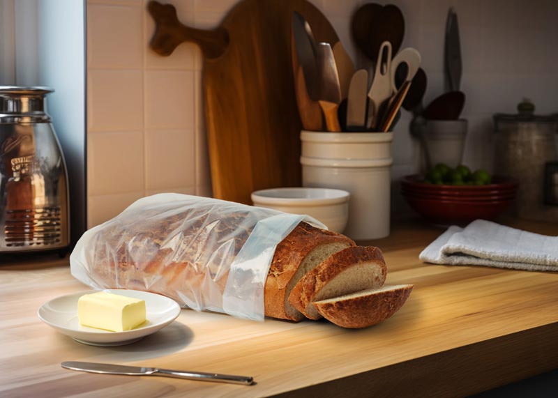 bread on counters